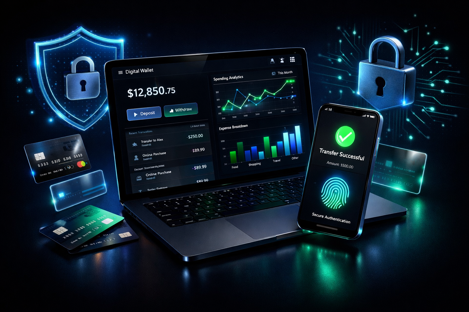 Digital Wallet | Fintech Dashboard Application